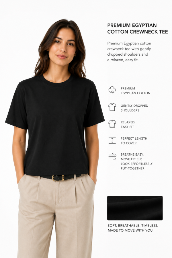 T-SHIRT PLAIN-The Everyday Essential - Image 2